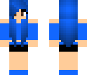 blue girl