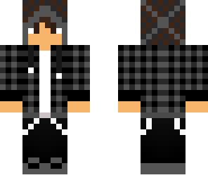 cool cute assassin hood boy with brown hair
