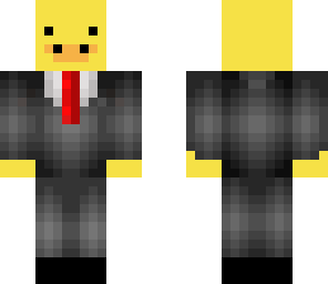 duck in a tuxedo