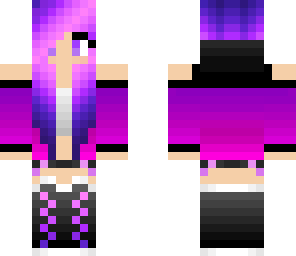 cool purple girl