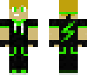 green lightning boy