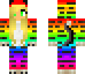 rainbow tiger girl