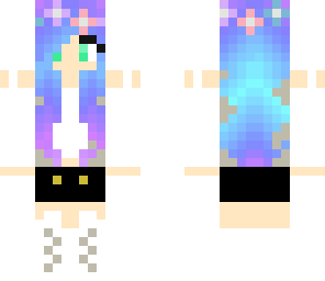 purple hair girl