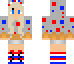 4th of july cake girl