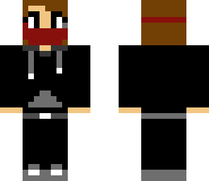 female bandit with headphones