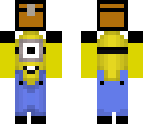 minion holding a chest
