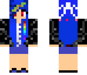 blue girl