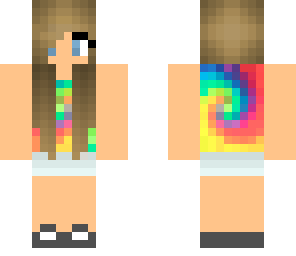 tie dye girl