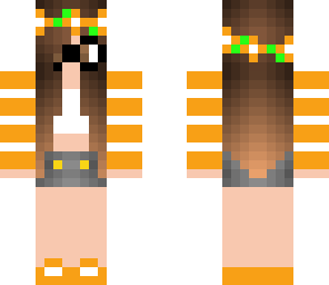orange flower girl