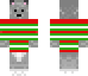 wolf with sweater