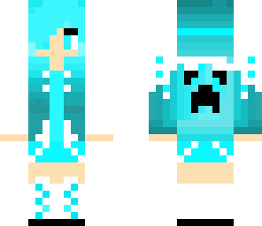 cute creeper ocean girl