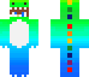 rainbow dinosaur