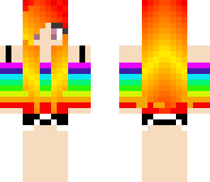rainbow girl