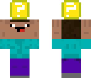 derp guy holding block