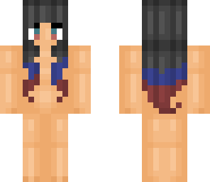 black dyed red and blue girl base
