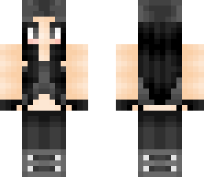 girl wither eskeleton