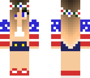 usa girl with blue eyes