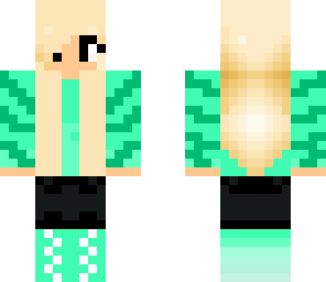 green gamer girl