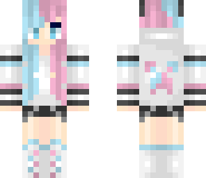 cotton candy girl - reshaded