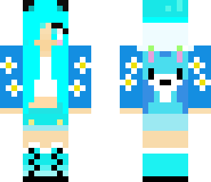 cute blue wold girl edited