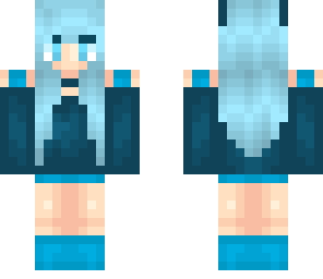 blue anime cat