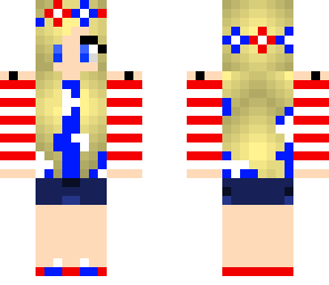 patriotic girl