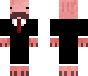 piggy with mustache and suit  updated