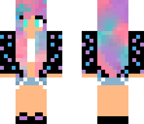pink and blue galexy