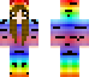rainbow tiger girl