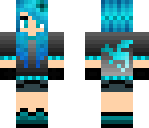blue dragon girl