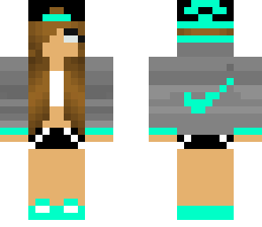 nike herobrine girl