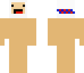 noob with computer on head