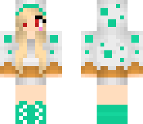 green cake girl