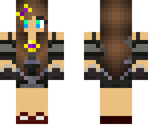 sky girl with green eyes