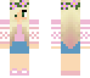 floral pastel girl v2 edited