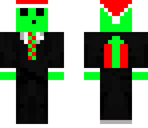 christmas slime in a tux