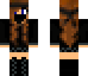 ninja girl with headphones