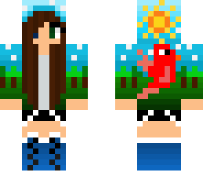 nature daytime girl with bird