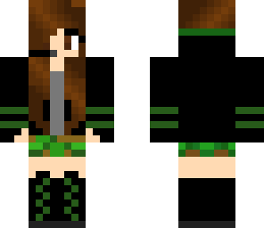 green gamer girl