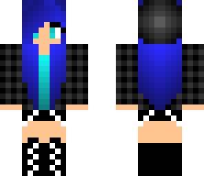 blue hair