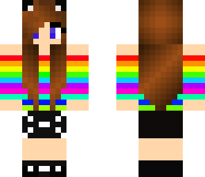 the rainbow girl with ears