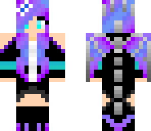 awesome purple dragon girl