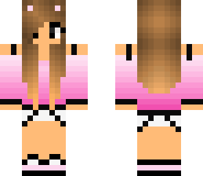 pink cat girl