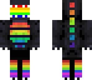 black rainbow dragon