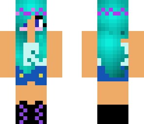 blue haired girl for my sister