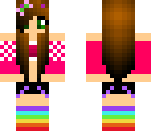 cute rainbows girl