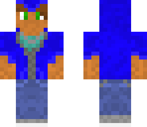 blue hoodie