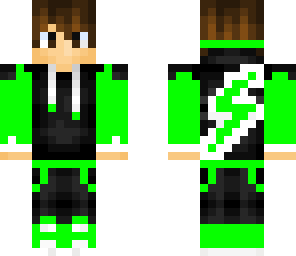 edited boy with green hoodie