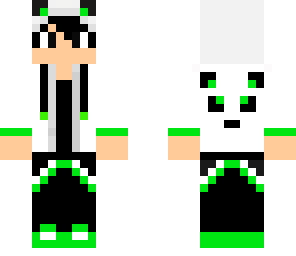 green panda