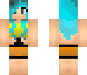 blue girl